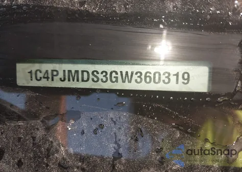 2016 Jeep Cherokee Limited z USA, uszkodzony, nr VIN 1C4PJMDS3GW360319